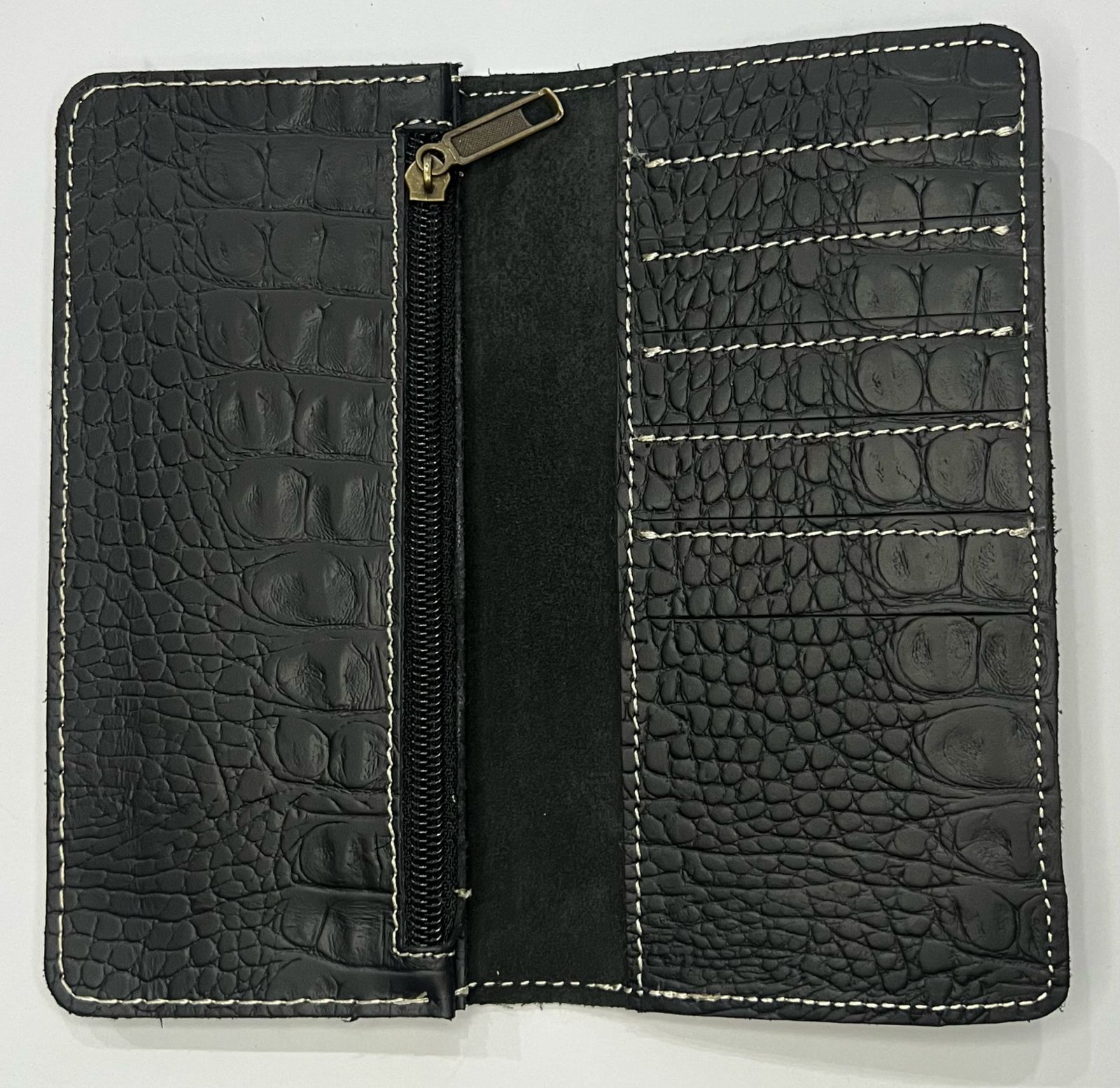 Men’s Handmade Genuine Long Wallet